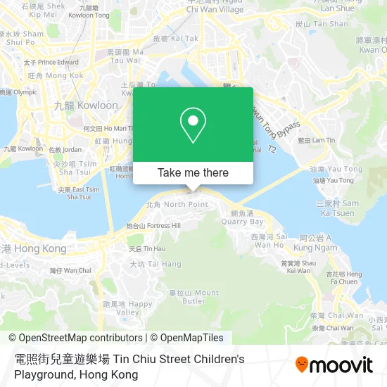 電照街兒童遊樂場 Tin Chiu Street Children's Playground map