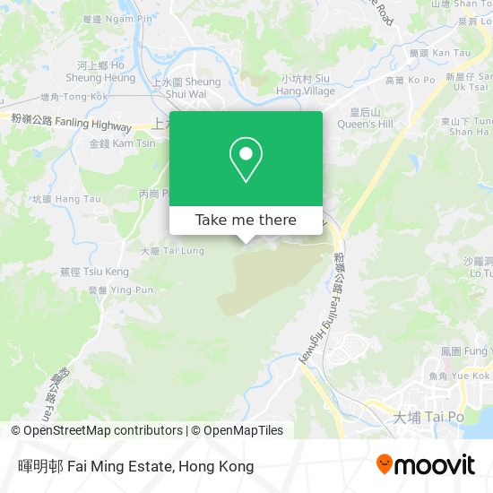 暉明邨 Fai Ming Estate map
