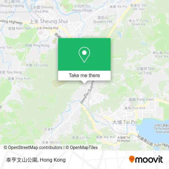 泰亨文山公園 map