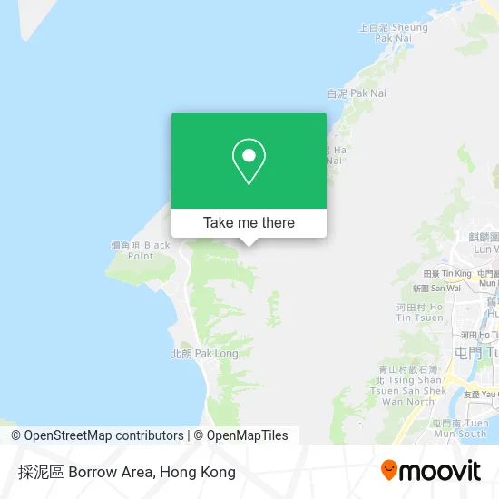 採泥區 Borrow Area map