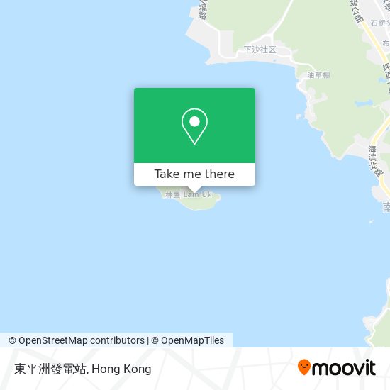 東平洲發電站 map