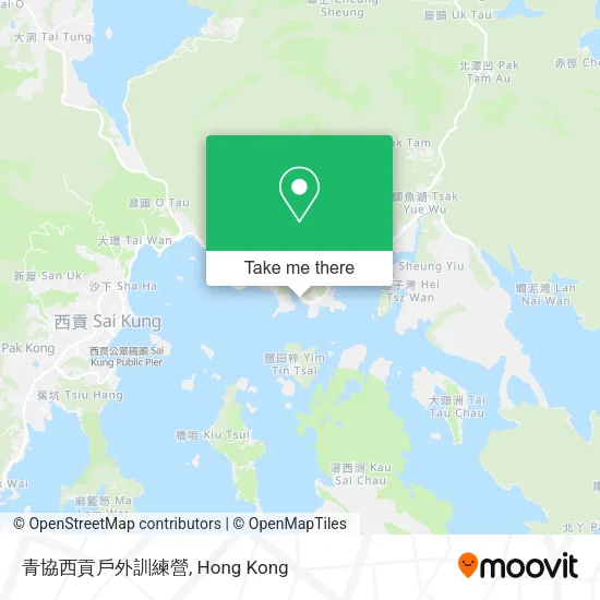 青協西貢戶外訓練營地圖