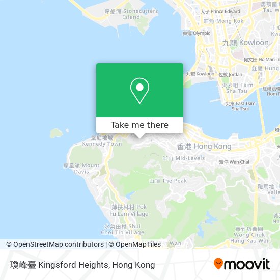 瓊峰臺 Kingsford Heights地圖