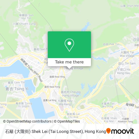 石籬 (大隴街) Shek Lei (Tai Loong Street) map