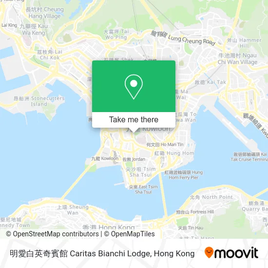 明愛白英奇賓館 Caritas Bianchi Lodge map