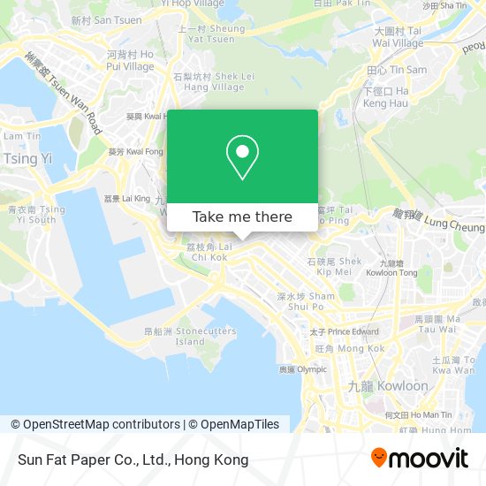 Sun Fat Paper Co., Ltd. map