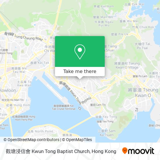 觀塘浸信會 Kwun Tong Baptist Church map