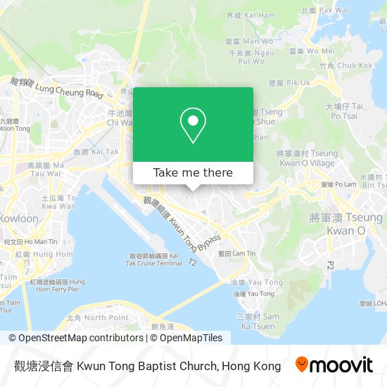 觀塘浸信會 Kwun Tong Baptist Church地圖