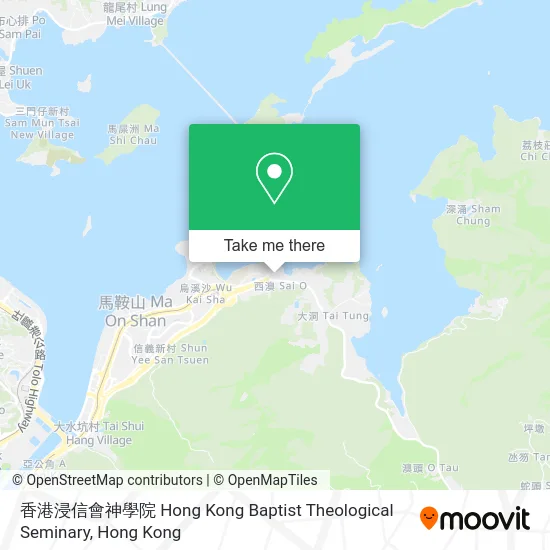 香港浸信會神學院 Hong Kong Baptist Theological Seminary map