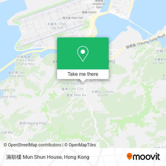 滿順樓 Mun Shun House map