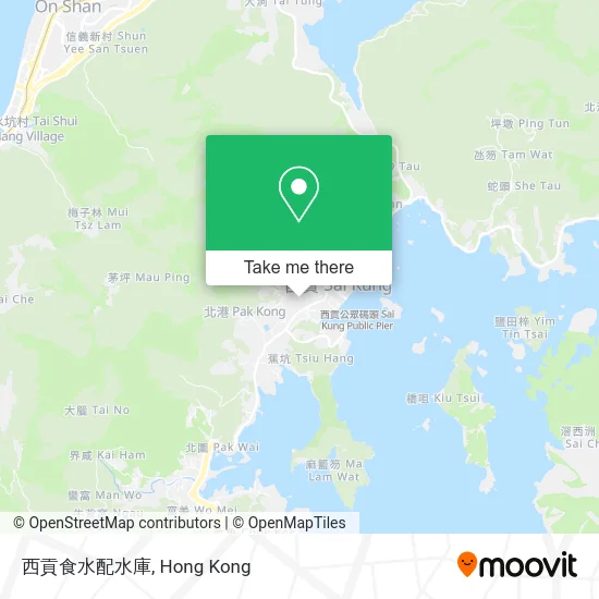 西貢食水配水庫 map