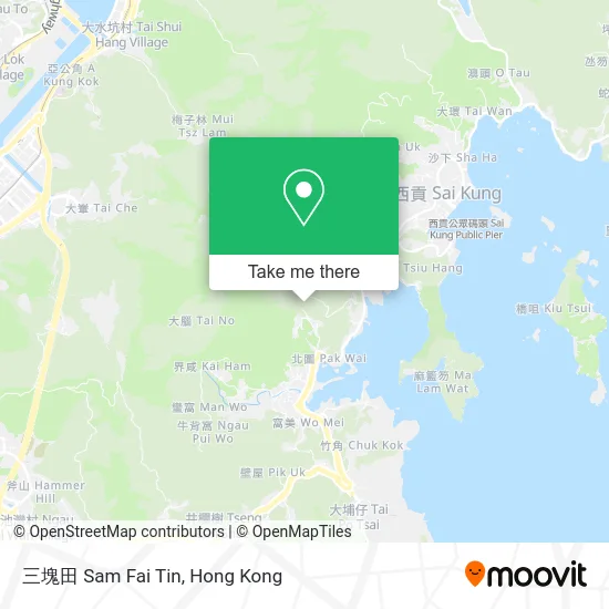 三塊田 Sam Fai Tin map