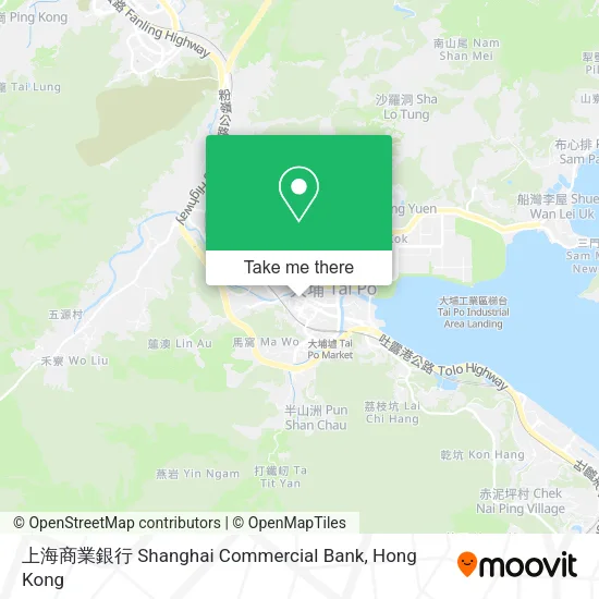 上海商業銀行 Shanghai Commercial Bank地圖