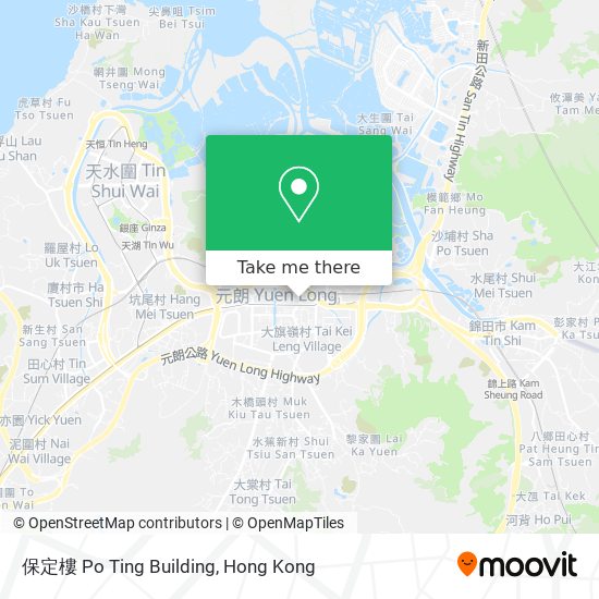 保定樓 Po Ting Building map