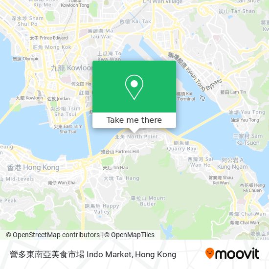 營多東南亞美食市場 Indo Market map