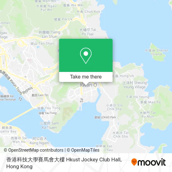 香港科技大學賽馬會大樓 Hkust Jockey Club Hall地圖