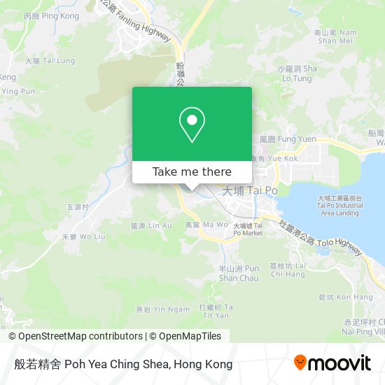 般若精舍 Poh Yea Ching Shea map