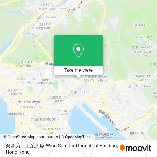 榮森第二工業大廈 Wing Sam 2nd Industrial Building地圖