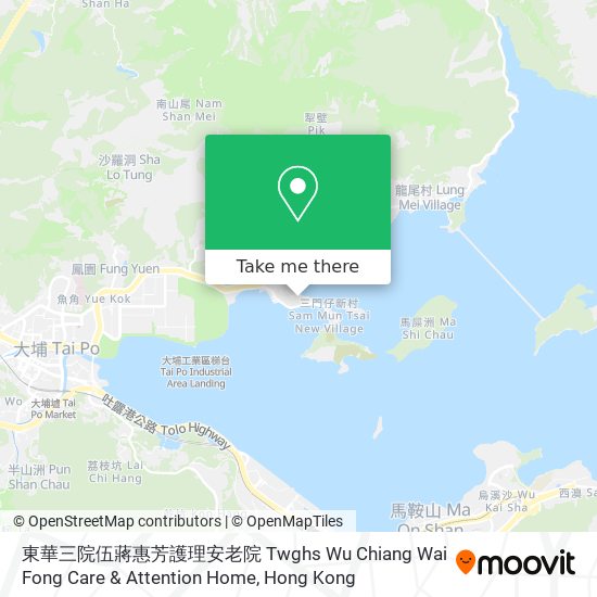 東華三院伍蔣惠芳護理安老院 Twghs Wu Chiang Wai Fong Care & Attention Home map