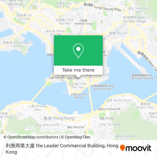 利雅商業大廈 the Leader Commercial Building map