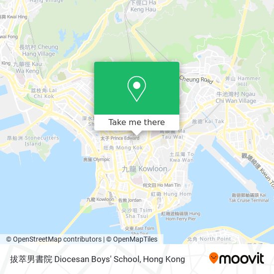 拔萃男書院 Diocesan Boys' School map