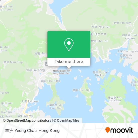 羊洲 Yeung Chau地圖