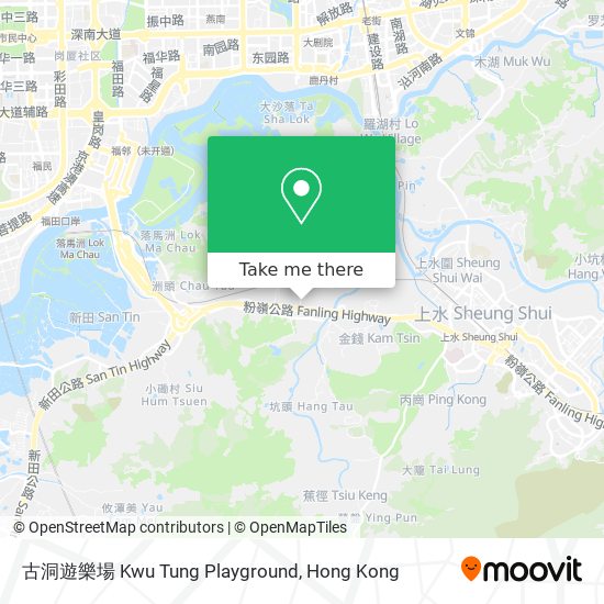 古洞遊樂場 Kwu Tung Playground map
