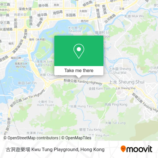 古洞遊樂場 Kwu Tung Playground map