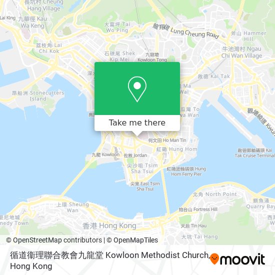 循道衞理聯合教會九龍堂 Kowloon Methodist Church map