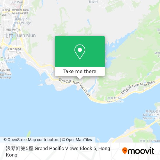 浪琴軒第5座 Grand Pacific Views Block 5 map