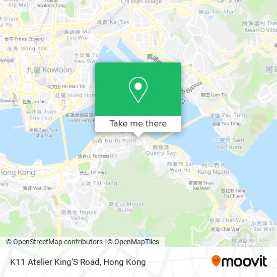 K11 Atelier King’S Road map