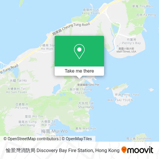 愉景灣消防局 Discovery Bay Fire Station map