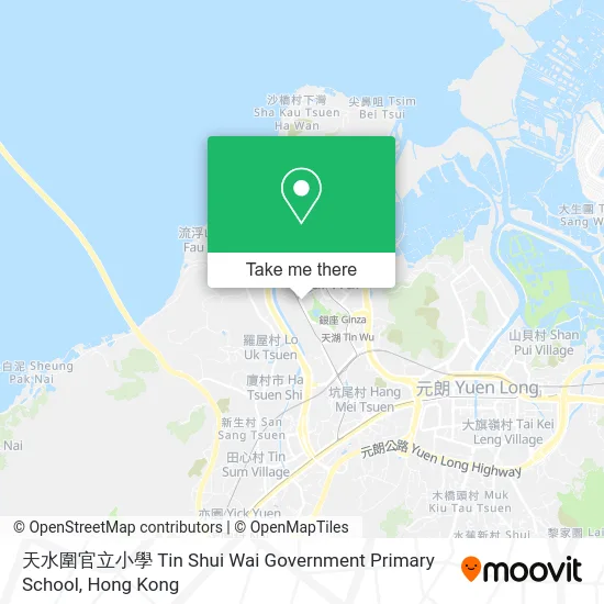 天水圍官立小學 Tin Shui Wai Government Primary School map