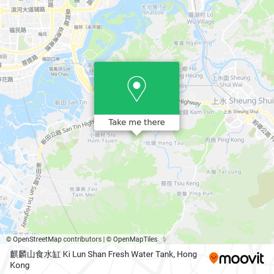 麒麟山食水缸 Ki Lun Shan Fresh Water Tank map