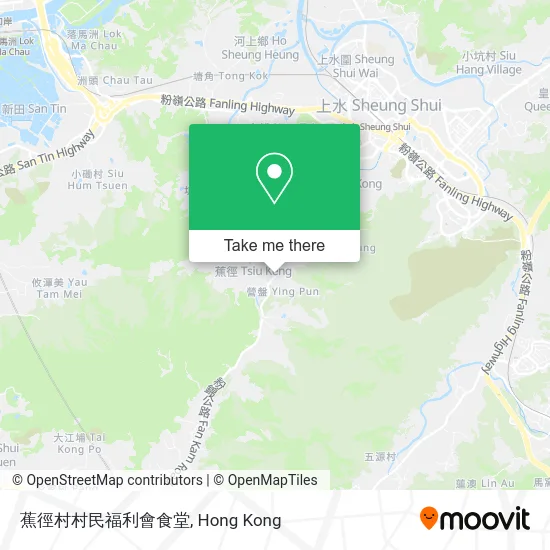 蕉徑村村民福利會食堂 map