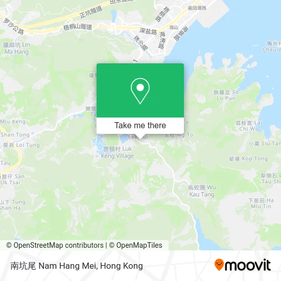 南坑尾 Nam Hang Mei map