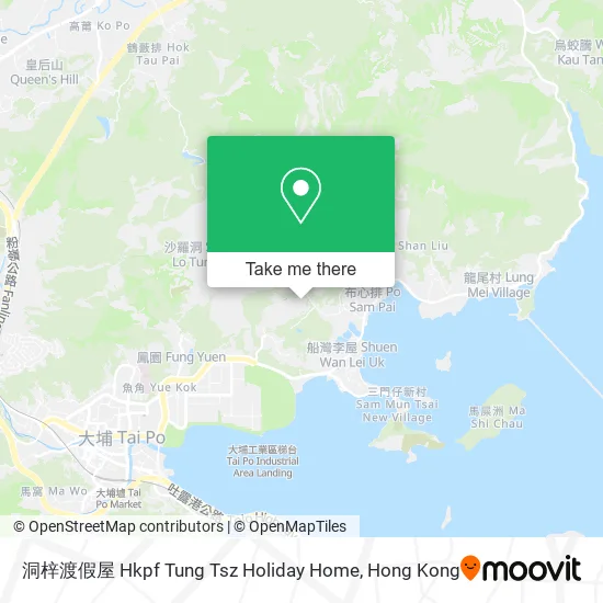 洞梓渡假屋 Hkpf Tung Tsz Holiday Home地圖