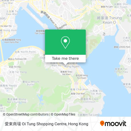 愛東商場 Oi Tung Shopping Centre map