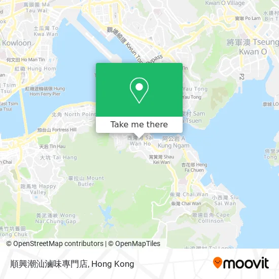順興潮汕滷味專門店地圖