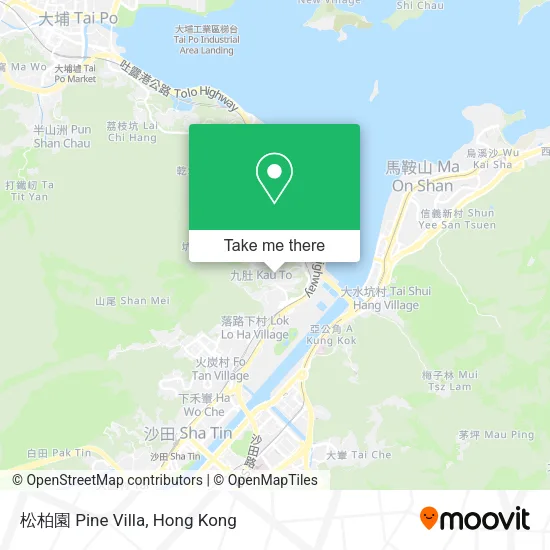 松柏園 Pine Villa map