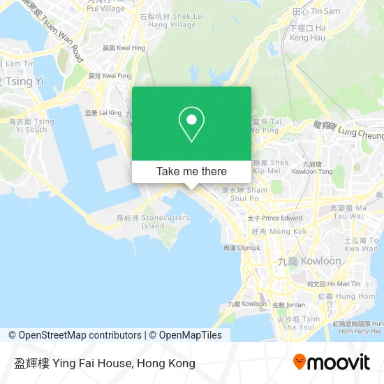 盈輝樓 Ying Fai House map