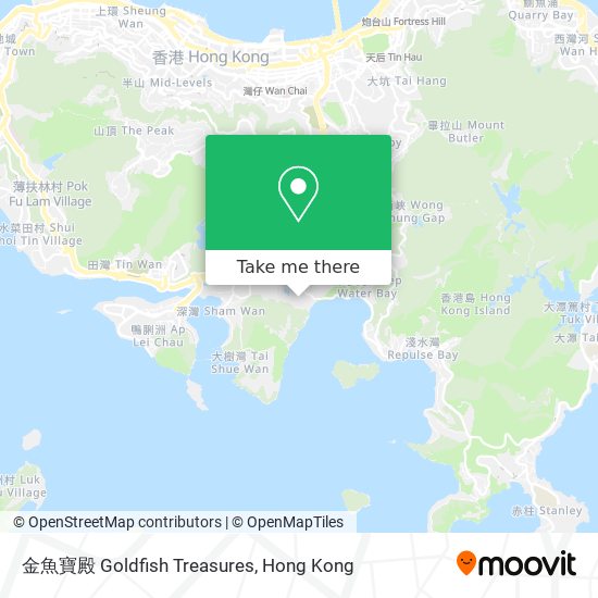 金魚寶殿 Goldfish Treasures map