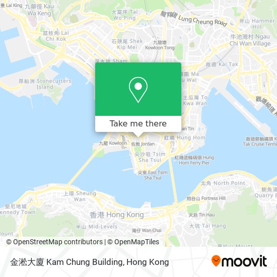 金淞大廈 Kam Chung Building map