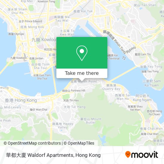 華都大廈 Waldorf Apartments map