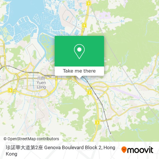 珍諾華大道第2座 Genova Boulevard Block 2 map