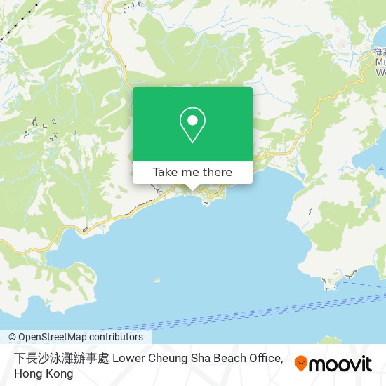 下長沙泳灘辦事處 Lower Cheung Sha Beach Office map