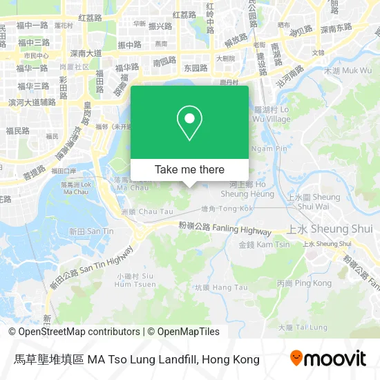 馬草壟堆填區 MA Tso Lung Landfill地圖