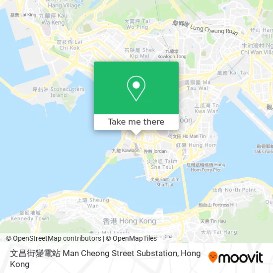 文昌街變電站 Man Cheong Street Substation map