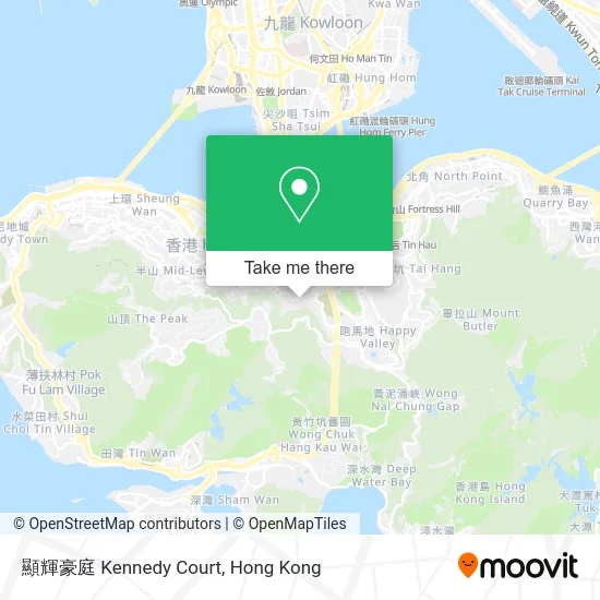 顯輝豪庭 Kennedy Court map