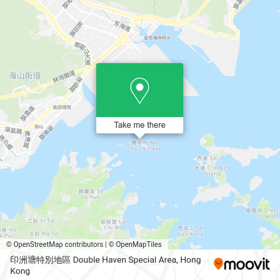 印洲塘特別地區 Double Haven Special Area map